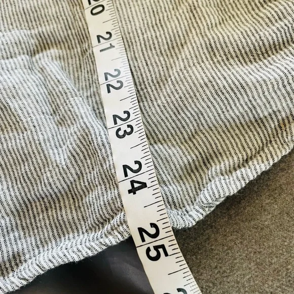 Marine Layer Grey Stripe Half Button Top - Picture 9 of 9